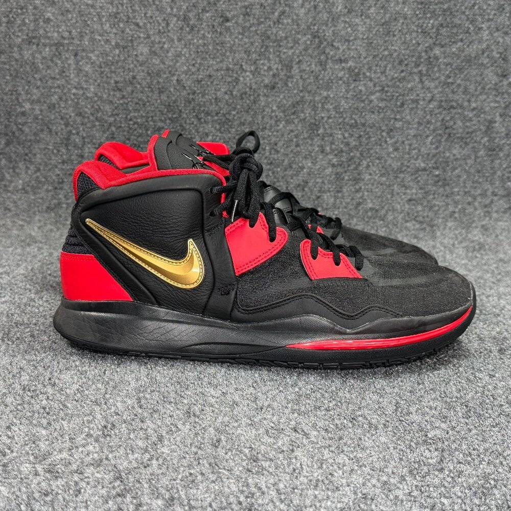 Nike Kyrie‎ Infinity Basketball Shoes Men's Size 12.5 Black Red Gold Athletic